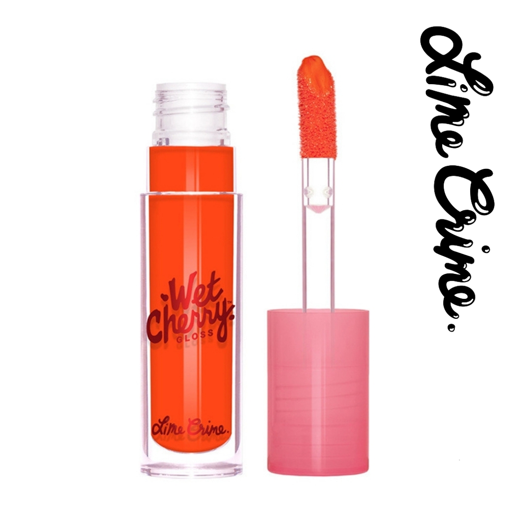 LIME CRIME - Wet Cherry Lip Gloss - TANGY CHERRY - Discontinued - Picture 3 of 6
